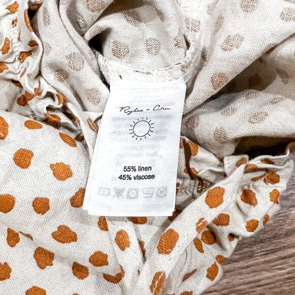 Rylee + Cru Lightweight Polka Dot Spotted Bubble Jumpsuit Size 0-3M - Picture 6 of 6